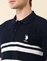 U.S. Polo Assn. Horizontal Striped Classic Polo Shirt