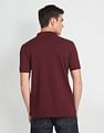 Flying Machine Solid Chest Patch Pocket Polo Shirt