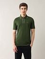Arrow Sport Textured Pure Cotton Polo Shirt