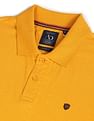 AD by Arvind Modern Jersey Slub Polo Shirt