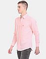 U.S. Polo Assn. Long Sleeve Cotton Lyocell Linen Casual Shirt