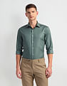 Arrow Newyork Cotton Nylon Super Slim Fit Shirt