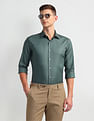 Arrow Newyork Cotton Nylon Super Slim Fit Shirt