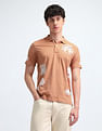 Flying Machine Brand Printed Pattern Relaxed Fit Polo Shirt