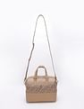 Tommy Hilfiger Logo Khaki Pu Handbag