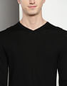Calvin Klein V-Neck Solid Sweater