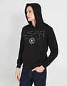 U.S. Polo Assn. Denim Co. Embossed Brand Print Hooded Sweatshirt