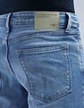Flying Machine Whiskered Mankle Relaxed Tapered Fit Jeans