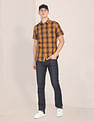 U.S. Polo Assn. Spread Collar Check Casual Shirt