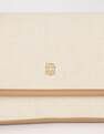 Tommy Hilfiger Solid Brown Polyester Sling Bag