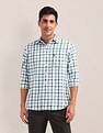 U.S. Polo Assn. Windowpane Checked Twill Shirt