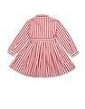 U.S. Polo Assn. Kids Girls Vertical Striped Shirt Dress