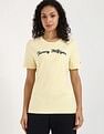 Tommy Hilfiger Womens Yellow Logo T-Shirt
