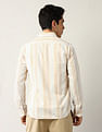 Arrow Sport Vertical Striped Slim Fit Shirt
