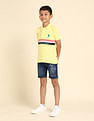 U.S. Polo Assn. Kids Boys Brand Tape Polo Shirt