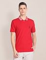 U.S. Polo Assn. Branded Collar Solid Polo Shirt