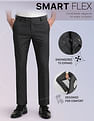 Arrow Denver Slim Solid Dobby Trousers