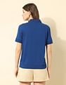 U.S. Polo Assn. Women Blousan Boxy Fit Polo Shirt