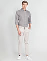U.S. Polo Assn. Denim Co. Solid Linen Cotton Shirt
