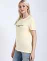 Tommy Hilfiger Yellow Women's T-shirt for Bright Style
