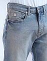 Flying Machine Slash Slim Tapered Fit Stone Washed Jeans