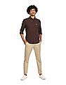 U.S. Polo Assn. Spread Collar Solid Casual Shirt