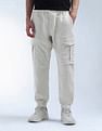 Flying Machine Mid Rise Relaxed Fit Cargo Trousers