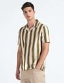 Flying Machine Short Sleeve Vertical Stripe Shirt