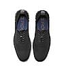 Cole Haan Men Black Knit Zerogrand Stitchlite Oxford Sneakers