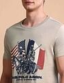 U.S. Polo Assn. Denim Co. Graphic Printed Muscle Fit T-Shirt