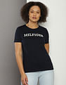 Tommy Hilfiger Transitional Cotton Monotype Embroidered T-Shirt