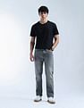 Flying Machine Freddie Slim Straight Fit Whiskered Jeans