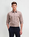 Arrow Newyork Slim Fit Textured Pattern Shirt