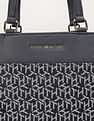 Tommy Hilfiger Logo Blue Polyester Tote Bag