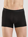 Calvin Klein Underwear Black Solid Mid Rise Trunk