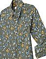 U.S. Polo Assn. Kids Boys Spread Collar Printed Shirt