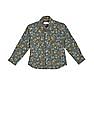 U.S. Polo Assn. Kids Boys Spread Collar Printed Shirt