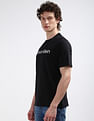 Calvin Klein Brand Print Cotton T-Shirt