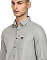 U.S. Polo Assn. Denim Co. Spread Collar Solid Casual Shirt