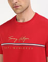 Tommy Hilfiger Embroidered Logo Regular-Fit Cotton T-Shirt