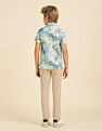 U.S. Polo Assn. Kids Boys Regular Fit Abstract Printed Shirt