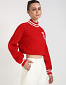 Tommy Hilfiger Red Women's Sweatshirt for Cozy Style