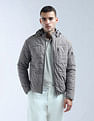 Flying Machine Solid Regular Fit Puffer Jacket