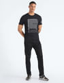 Flying Machine Graphic Print Slim Cotton T-Shirt