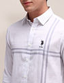 U.S. Polo Assn. Denim Co. Horizontal Striped Regular Fit Shirt