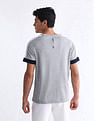 USPA Active Brand Embossed Slim Fit T-Shirt
