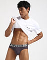 Calvin Klein Underwear Mens Solid Grey Briefs