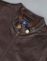 Flying Machine Women Solid Biker Jacket