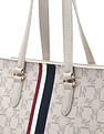 U.S. Polo Assn. Zora Monogram Tote Bag