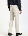 Tommy Hilfiger Regular-Fit Self-Design Mid-Rise Trouser